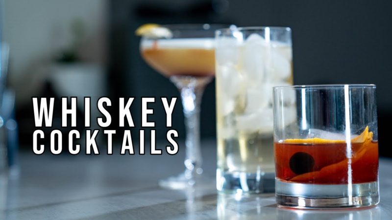 3 Whiskey Cocktails Every Guy Should Know || Old Fashioned + || Gent's Lounge
