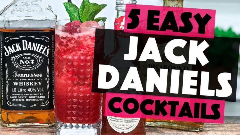5 EASY Jack Daniels Cocktails you can make at home!