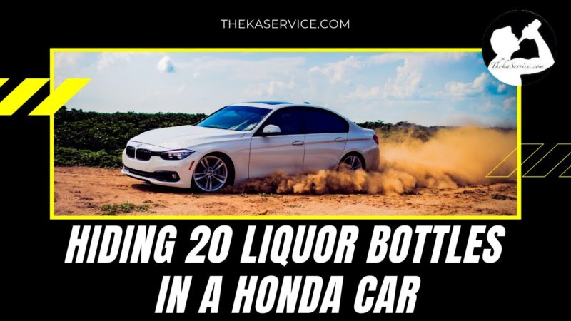 How To Hide 10 Liquor and Alcohol Bottles In Honda CNG Car - Coronavirus Lockdown Hack