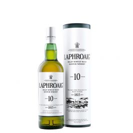 Laphroaig 10 Year Old Single Malt Whiskey - Duty Free - 1 Litre