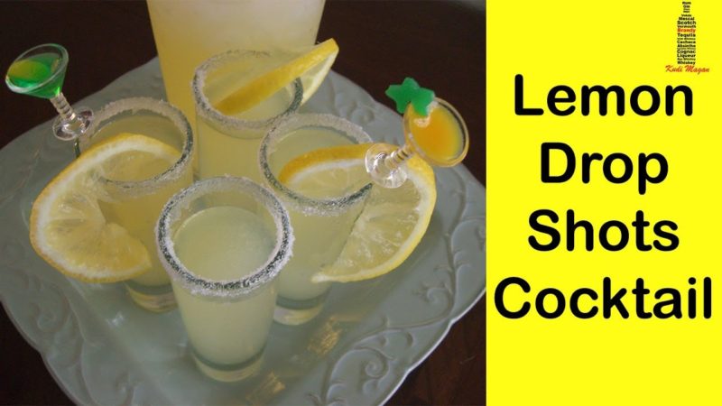 Lemon Drop Shots Cocktail | How to make this recipe at Home | Vodka Cocktails