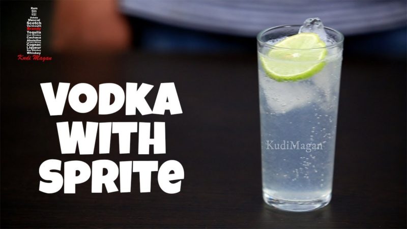 Vodka With Sprite Cocktail | Simple Vodka Cocktail